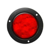 luz trasera plafon circular 5 led c/lupa fijo /estrobo - rojo