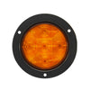 luz trasera plafon circular 5 led c/lupa fijo /estrobo - ambar