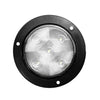 luz trasera plafon circular 5 led c/lupa fijo /estrobo - blanco