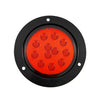 luz trasera plafon circular 4 pulgadas 12 led fijo /estrobo - rojo