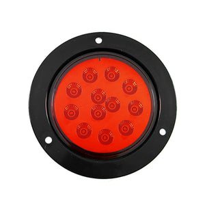 luz trasera plafon circular 4 pulgadas 12 led fijo /estrobo