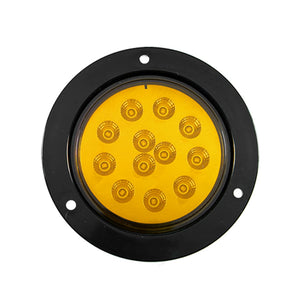 luz trasera plafon circular 4 pulgadas 12 led fijo /estrobo