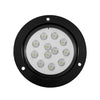 luz trasera plafon circular 4 pulgadas 12 led fijo /estrobo - blanco