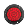 Luz trasera plafon circular 4 pulgadas 24 led alta/baja /estroboo - rojo