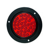 Luz trasera plafon circular 4 pulgadas 33 led fijo /estrobo - rojo