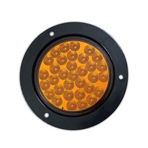 Luz trasera plafon circular 4 pulgadas 33 led fijo /estrobo