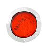 Luz trasera plafon circular 4 pulgadas 39 led luz fija y funcion secuencial - rojo