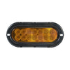 plafon led ovalado 6 pulgadas 14 led fijo /estrobo - amb