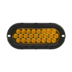 plafon led ovalado 6 pulgadas 25 led alta/baja /estrobo