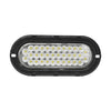 plafon led ovalado 6 pulgadas 34 led fijo /estrobo - blanco