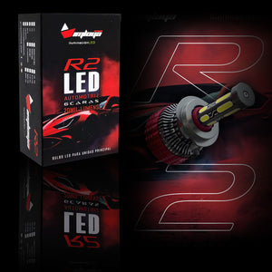 Kit foco led Imloya R2 Chip COB 6 Caras 20mil lumens 12-24v